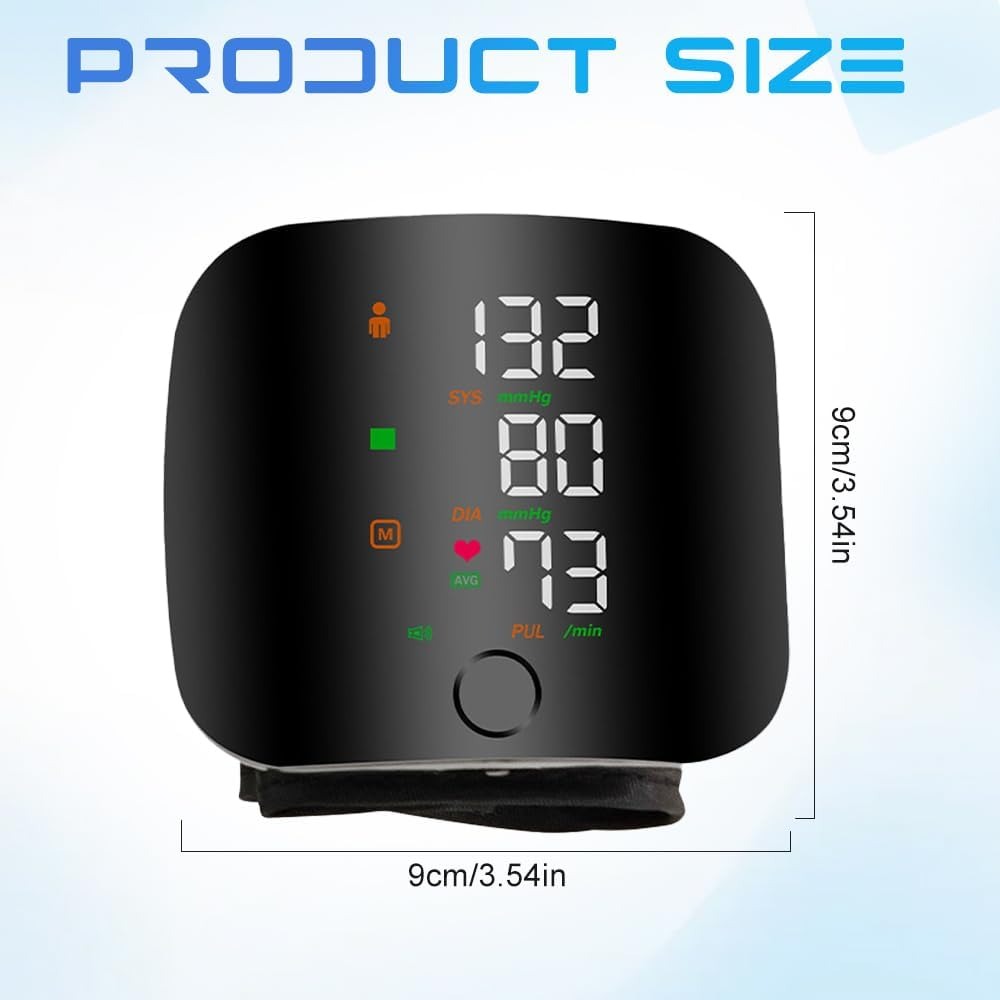 🩺 Tensiomètre de Poignet Rechargeable – Surveillez Votre Tension Depuis La Maison