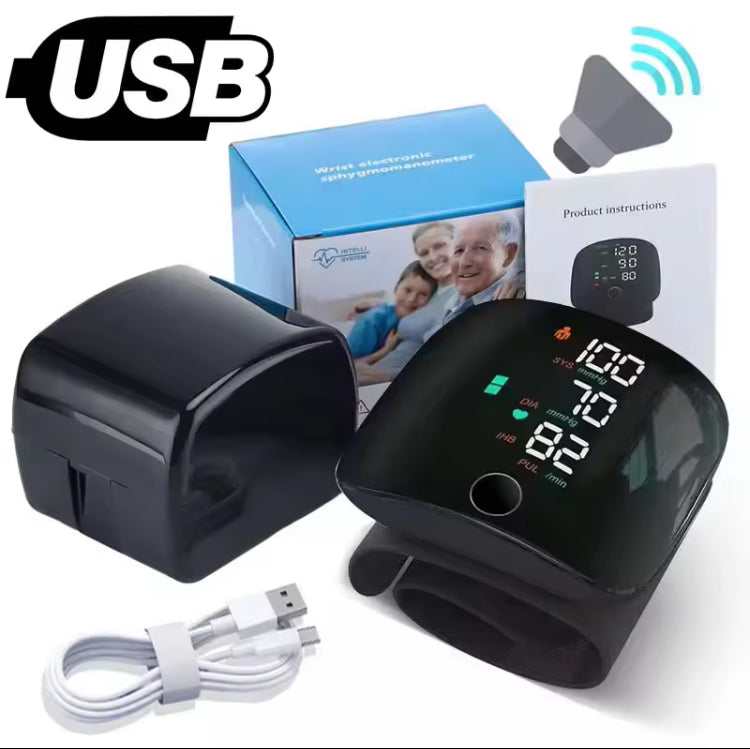 🩺 Tensiomètre de Poignet Rechargeable – Surveillez Votre Tension Depuis La Maison